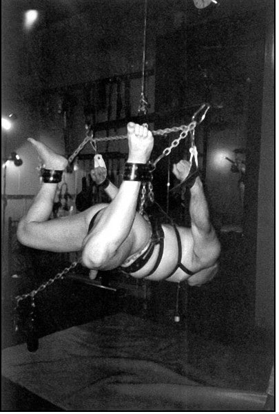 slave suspneded bondage